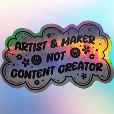 Artist/Maker Sticker