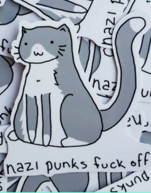 Nazi Punks Fuck Off Sticker