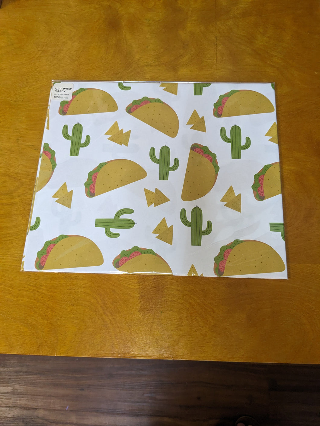Taco Cactus Gift Wrap