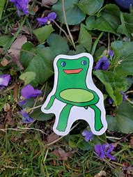 Frog Chair Sticker