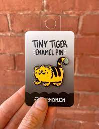 Tiny Tiger Enamel Pin