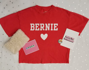 'Bernie is my Boyfriend' Crop Top (Vintage style)