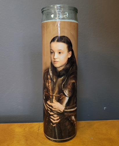 Bella Ramsey Prayer Candle