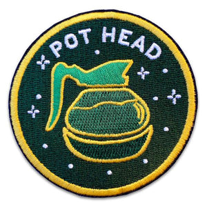 Pot Head Iron on Patch