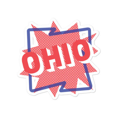 Ohio Bang Comic Book Sticker