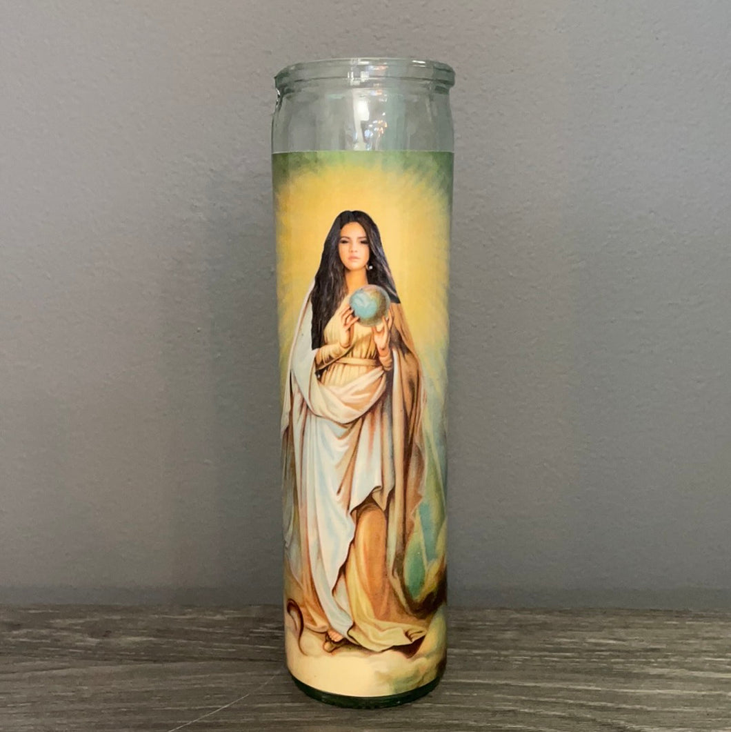 Selena Gomez Prayer Candle