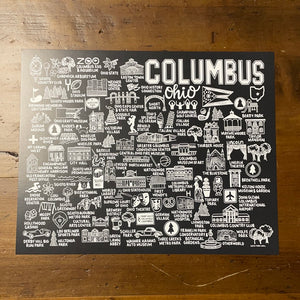 Columbus Black with White