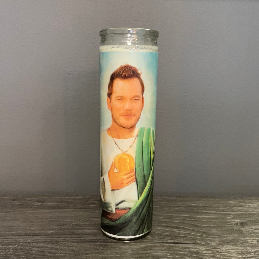 Chris Pratt Prayer Candle