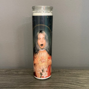 Billie Eilish Prayer Candle